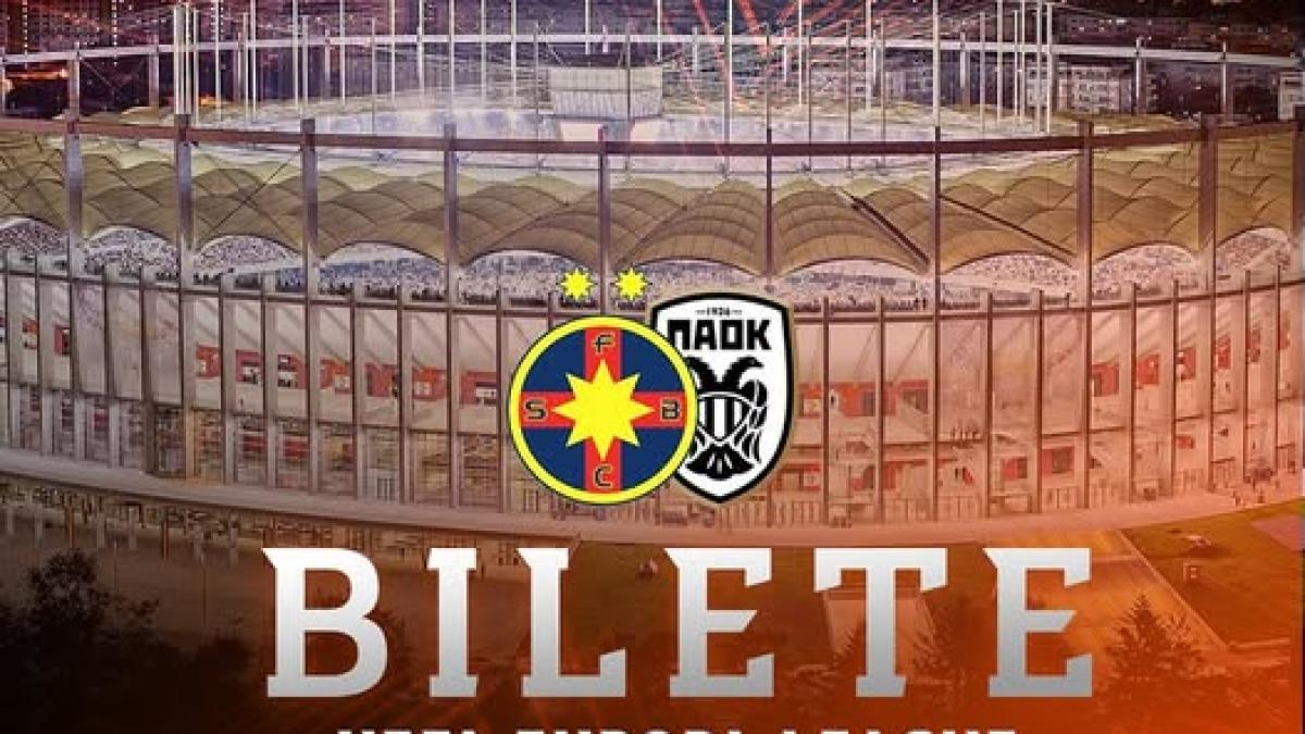 Zeci de mii de bilete pentru meciul FCSB-PAOK, vândute în 24 de ore