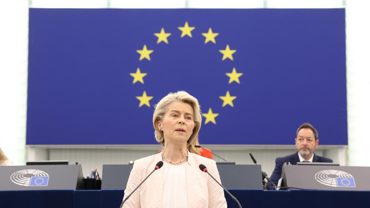 Ursula von der Leyen UE va oferi mai devreme un ajutor de 3,5 miliarde pentru Ucraina.