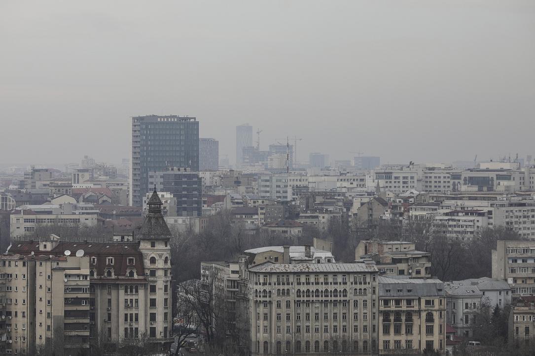 Nivelurile de poluare din București se dublează în ianuarie